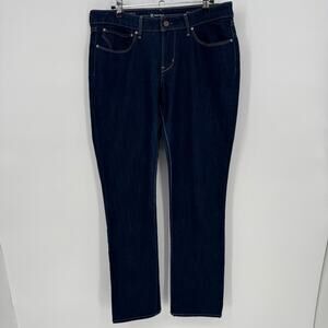 Levi's Women's 31 Tall Bold Curve Modern Rise Straight Leg Dark Wash Jeans